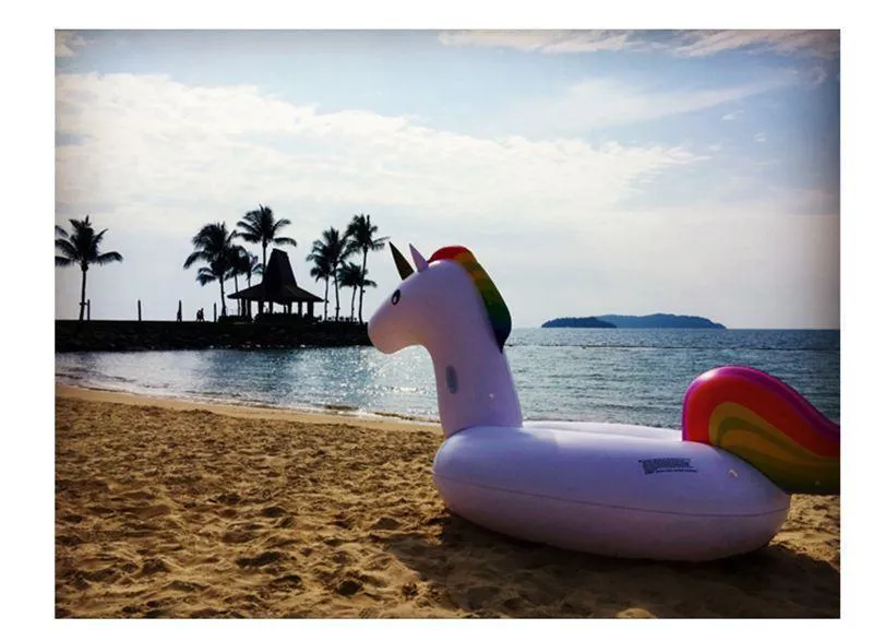 SunFun™ Giant Unicorn Inflatable Pool Float