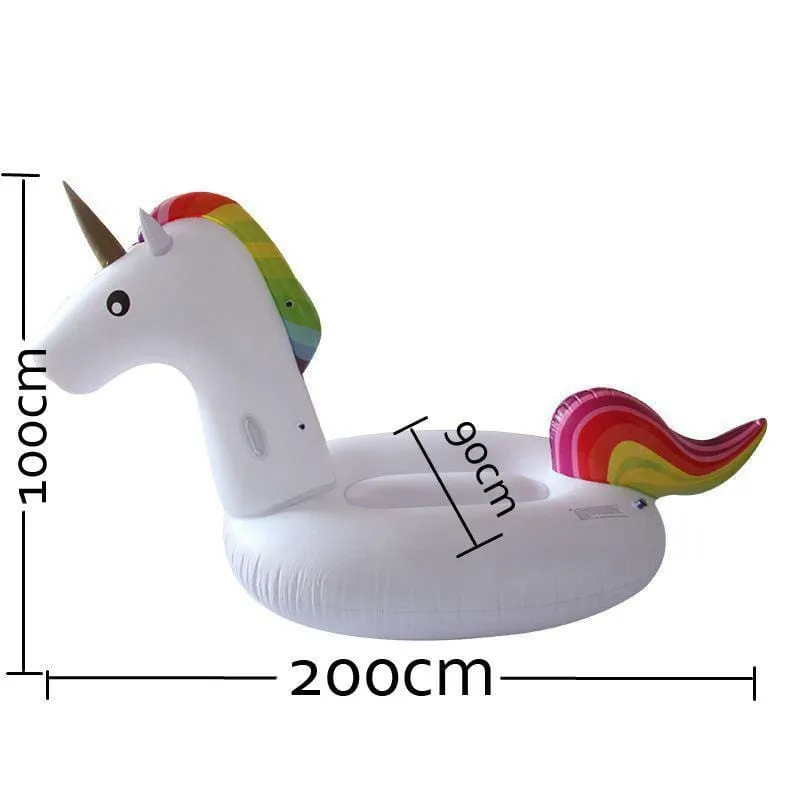 SunFun™ Giant Unicorn Inflatable Pool Float
