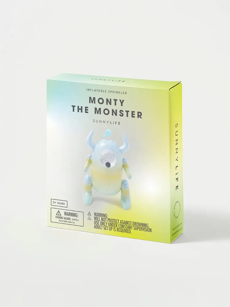 SunnyLife - Kids Inflatable Sprinkler - Monty the Monster NEW!