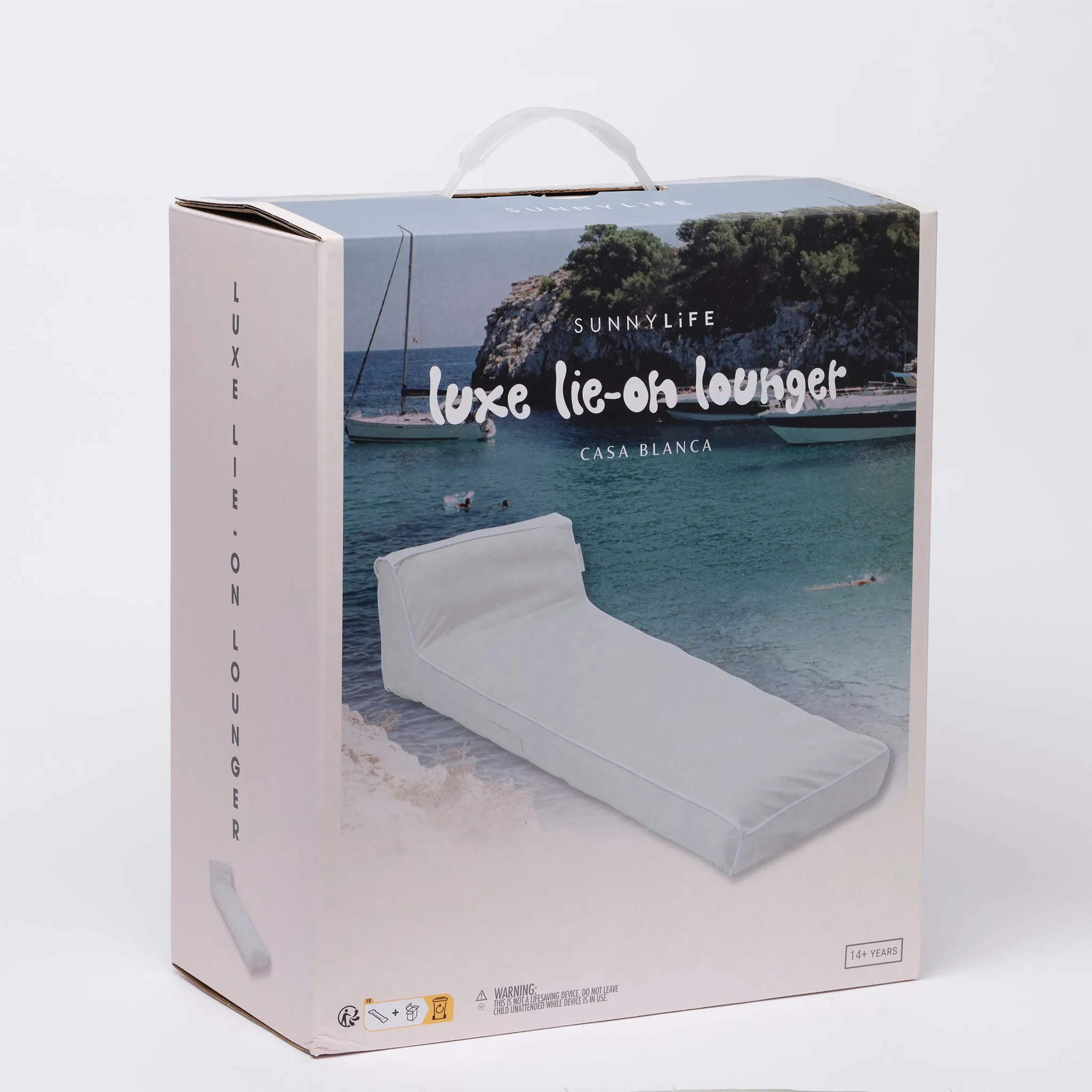 SUNNYLIFE LUXE LIE-ON LOUNGER CASA BLANCA
