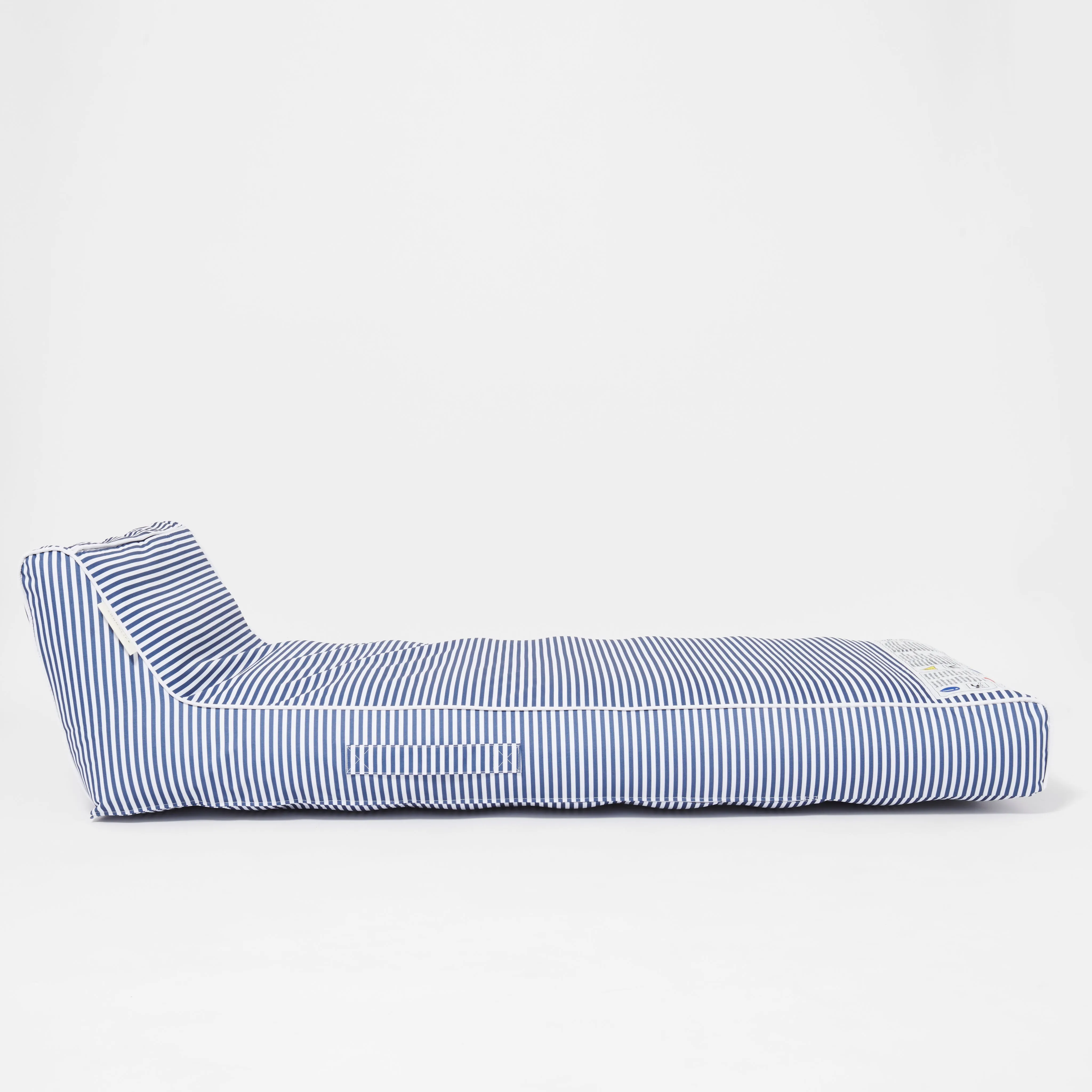 SUNNYLIFE LUXE LIE-ON LOUNGER FLOAT - LE WEEKEND NAVY