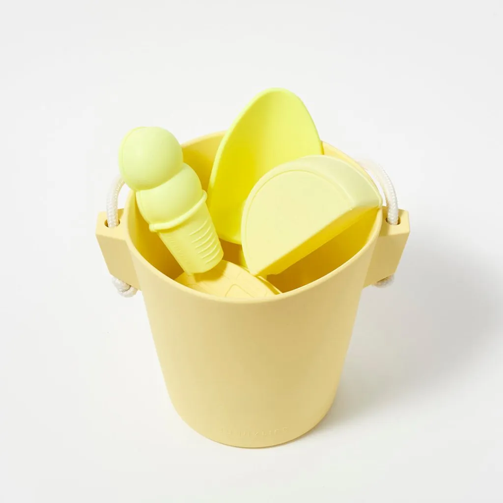 SUNNYLIFE Silicone Bucket & Spade Set Citrus