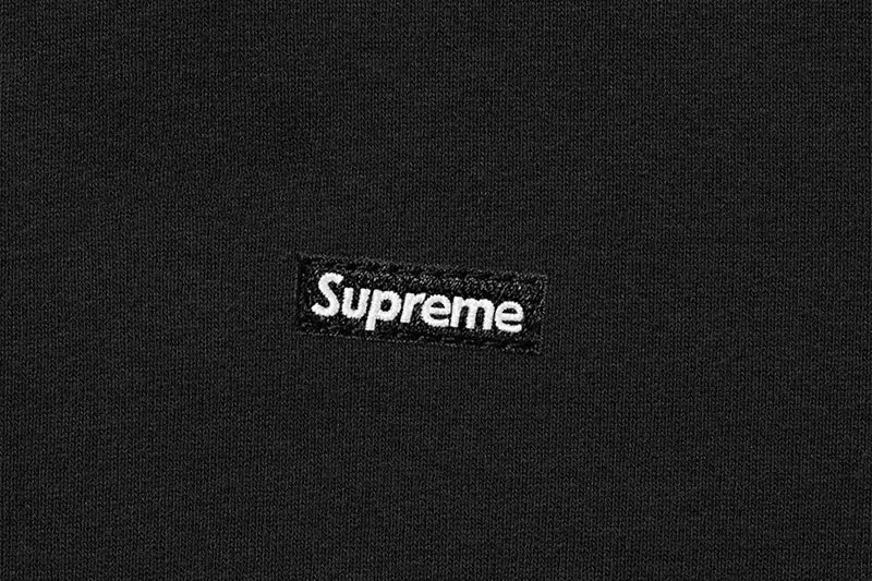 Supreme 24FW Embroidery Logo Zip Hoodie