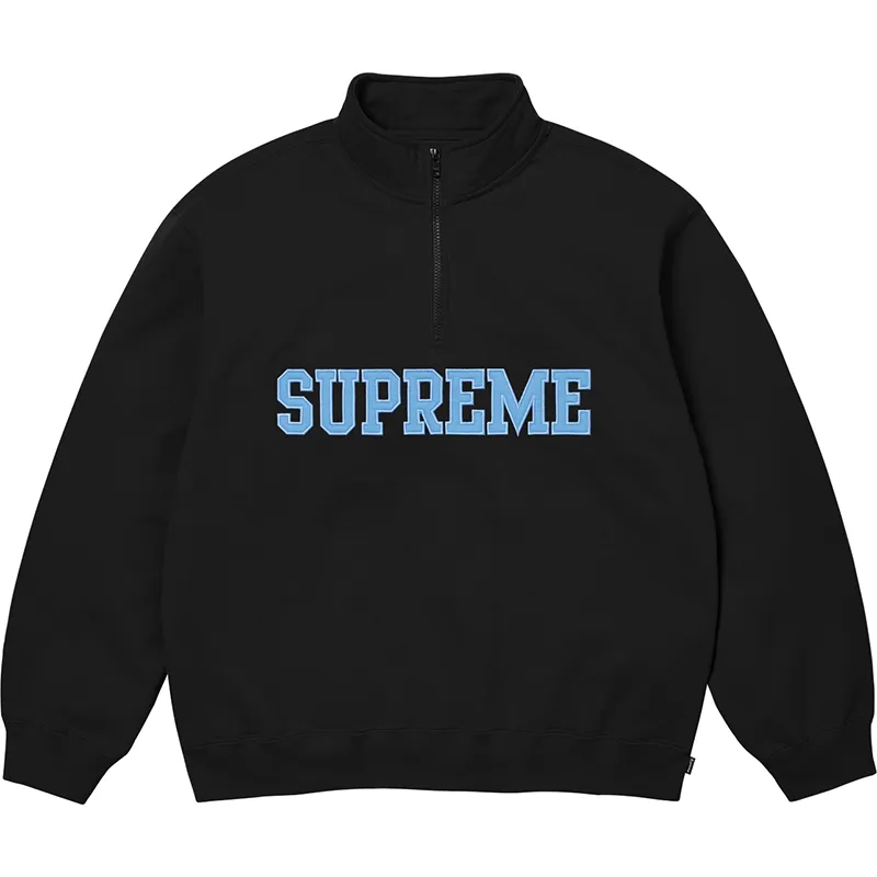 Supreme FW24 Collegiate Half Zip Pullover Sweatshirt