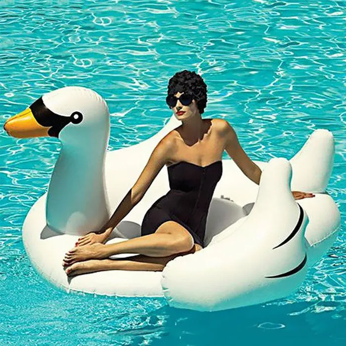 Swan and Pink Flamingo Floater