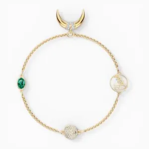 Swarovski Remix Collection Horn Strand Emerlad Medium