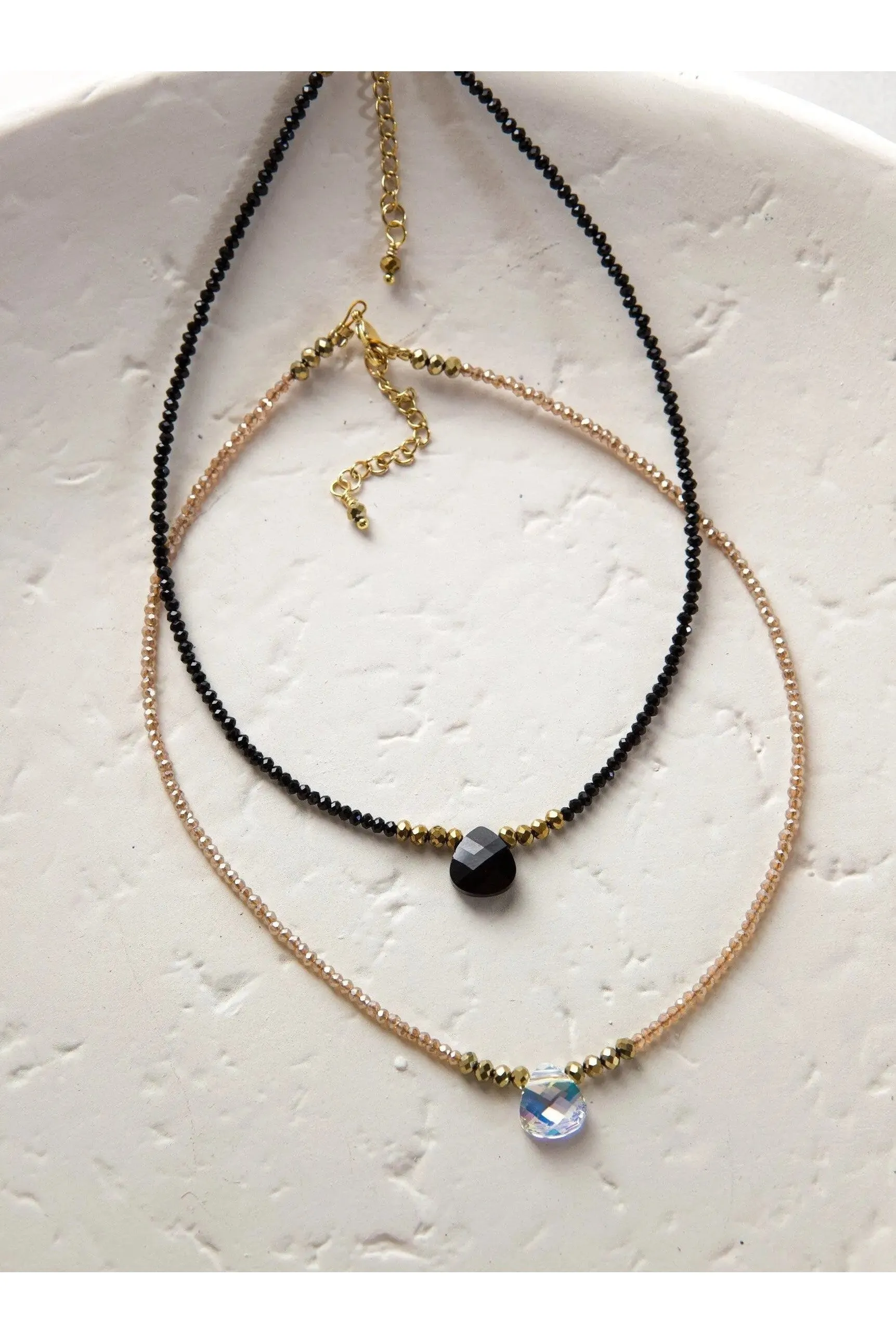 Swarovski tear drop Choker necklace