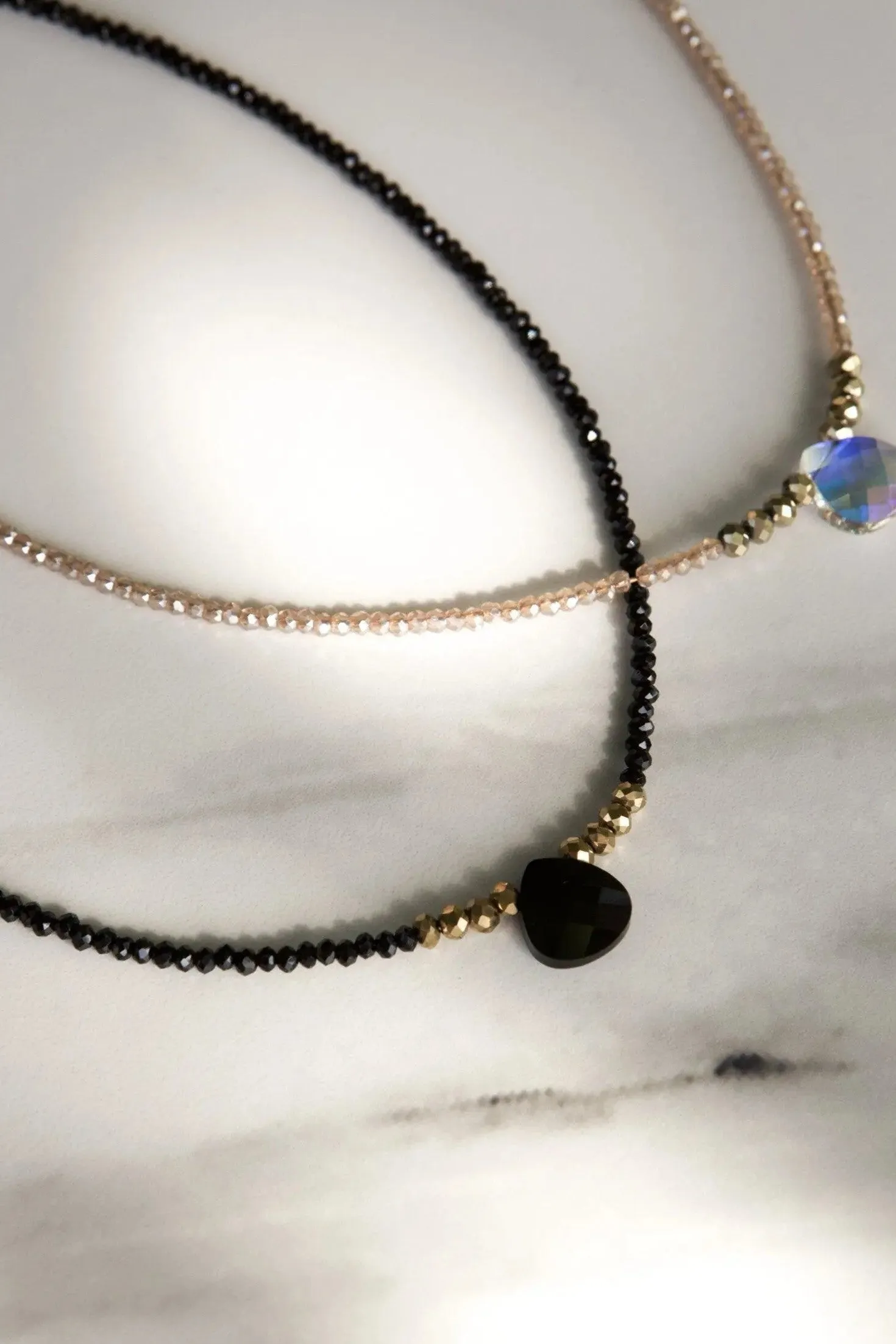 Swarovski tear drop Choker necklace