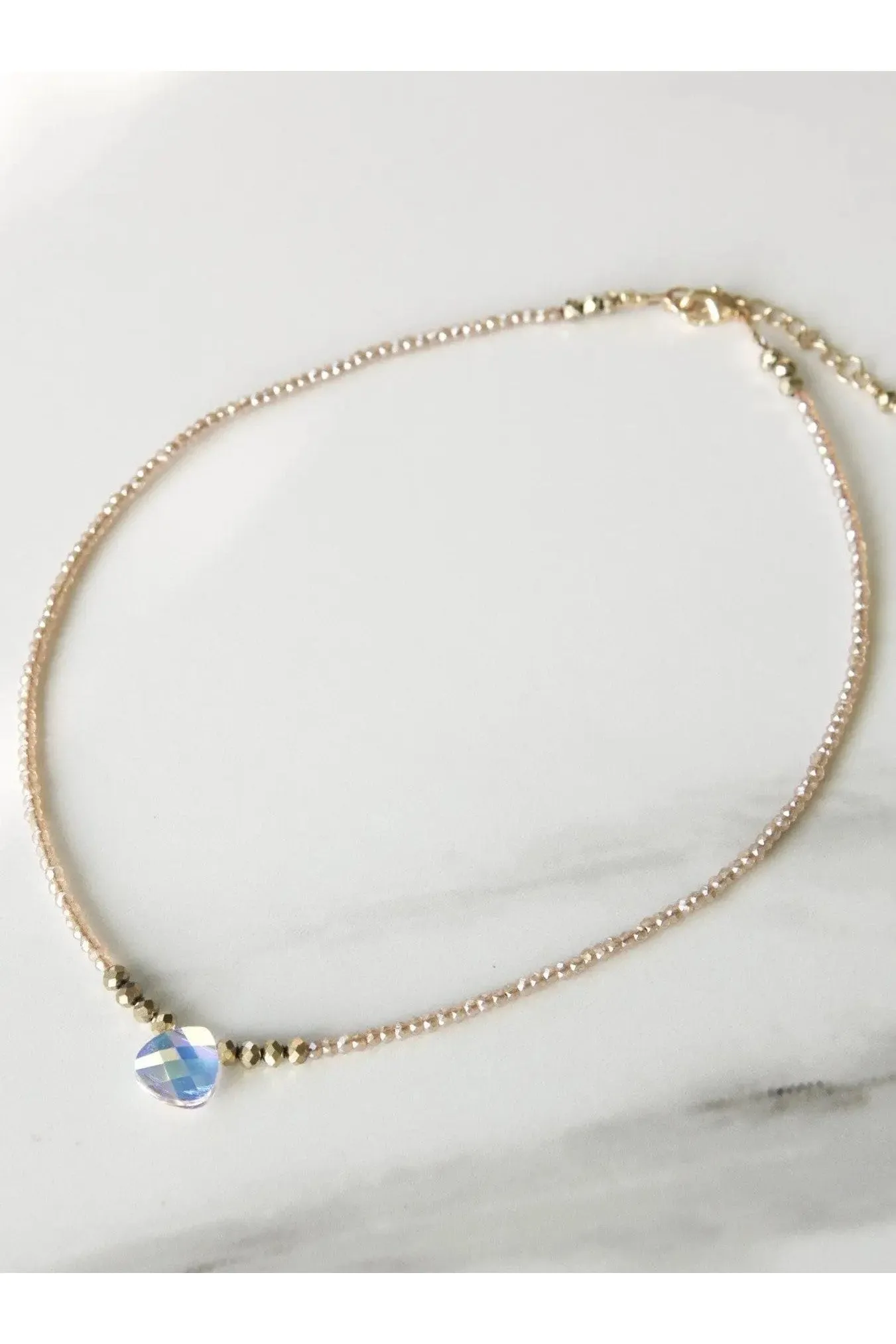 Swarovski tear drop Choker necklace
