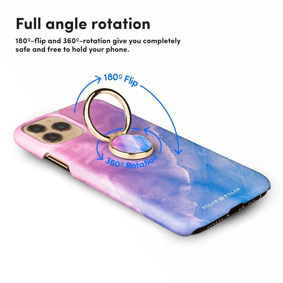 Sweet Rainbow | Custom Phone Ring Holder  (Non-MagSafe)