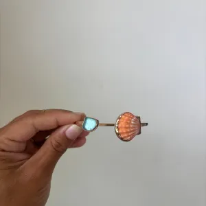 Symmetrical Sunrise Shell Cuff