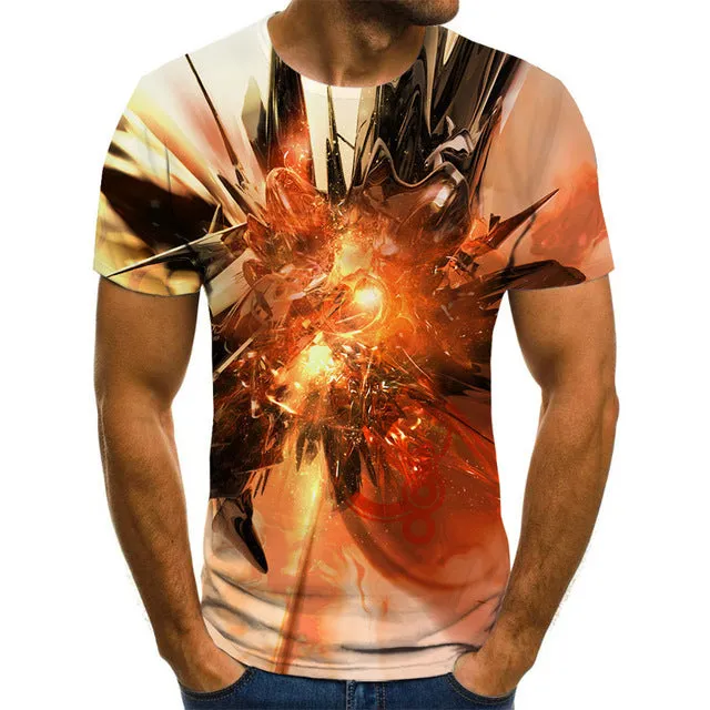 T-shirt Punk Clothing Retro Clothes shirt Tops Tees Men Summer
