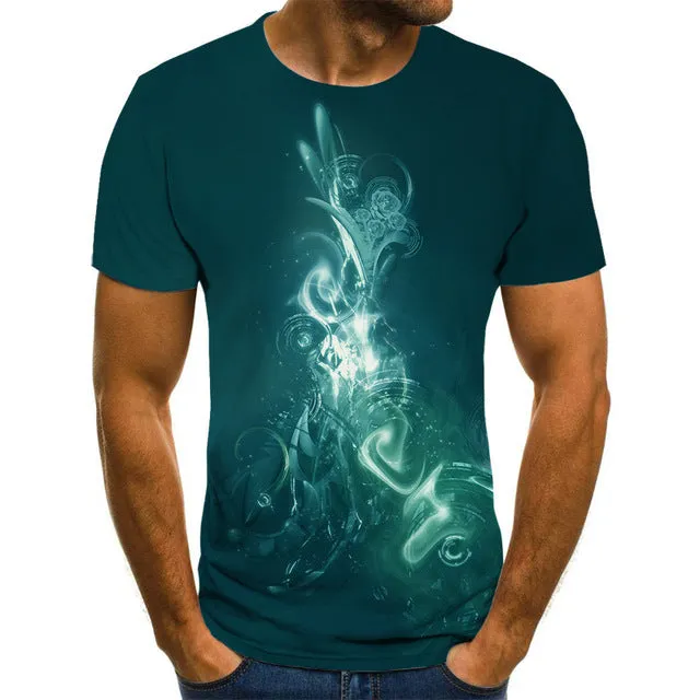 T-shirt Punk Clothing Retro Clothes shirt Tops Tees Men Summer