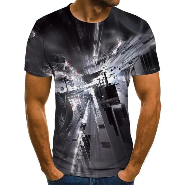 T-shirt Punk Clothing Retro Clothes shirt Tops Tees Men Summer