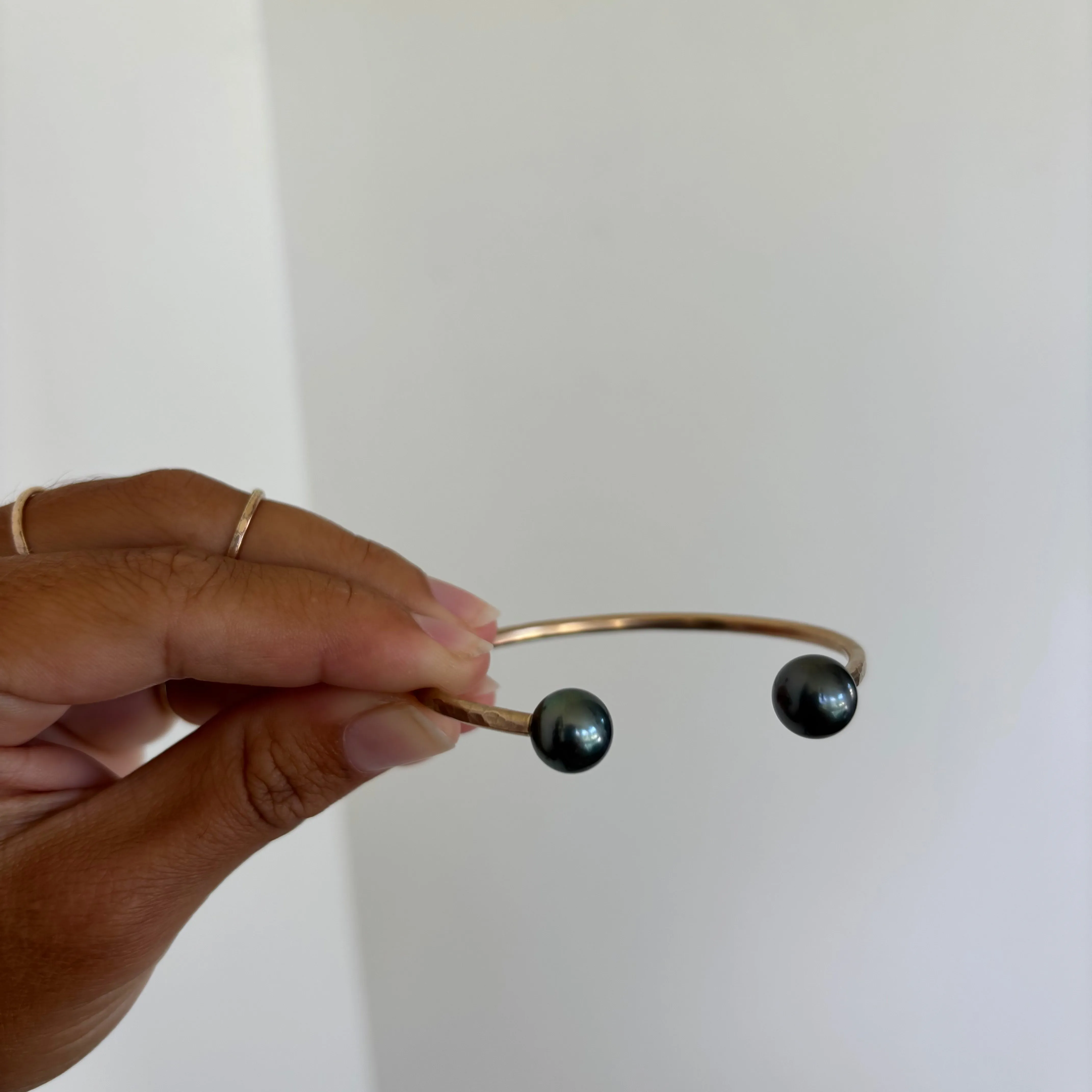 Tahitian Pearl Cuff - Gold Fill