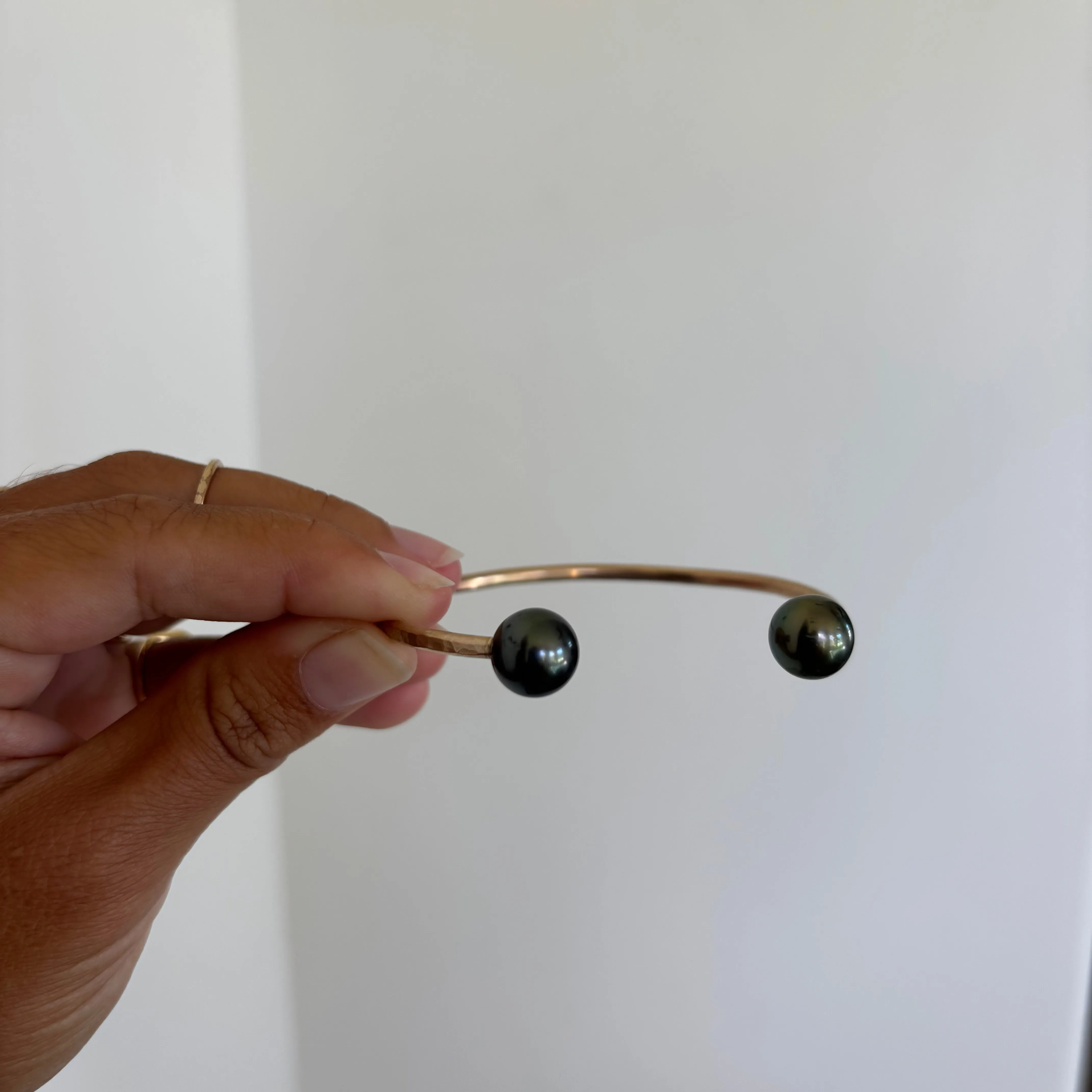 Tahitian Pearl Cuff - Gold Fill