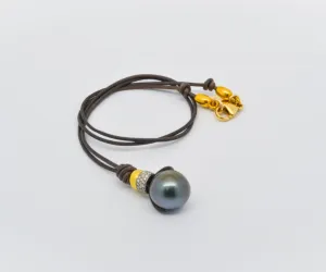 Tahitian Pearl Mid-Length Layering Necklace