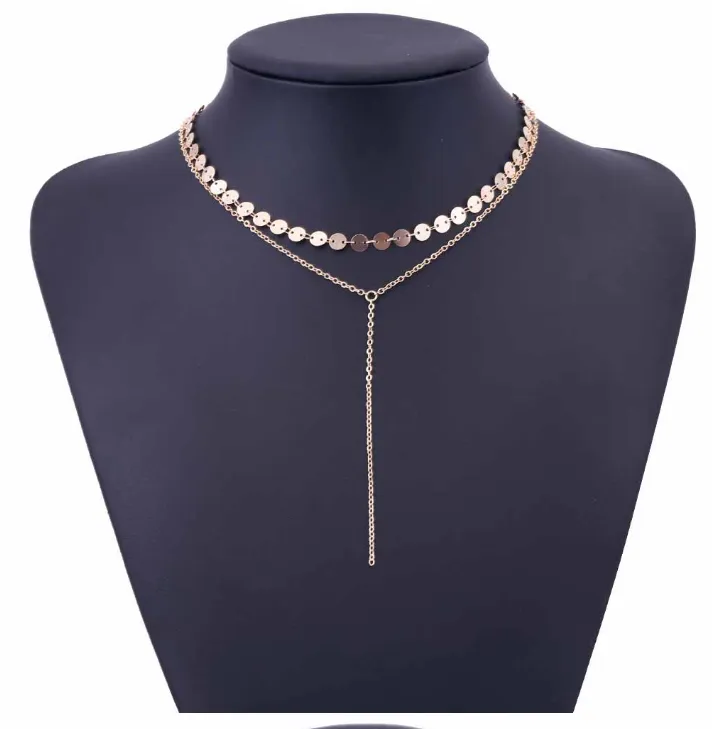 Tattoo Coin Choker One Layer/ Three Layers Lariat Y Chokers