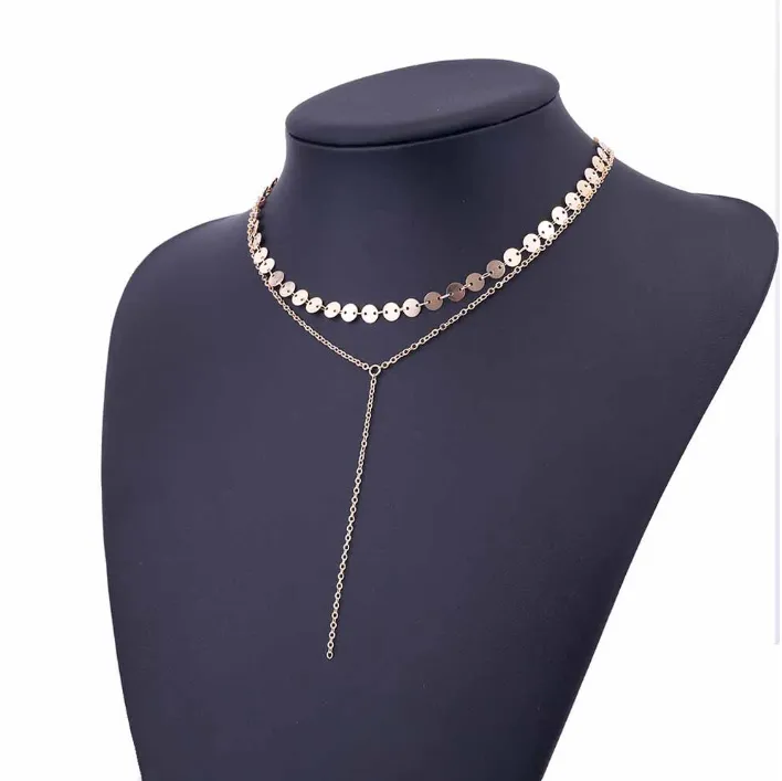 Tattoo Coin Choker One Layer/ Three Layers Lariat Y Chokers