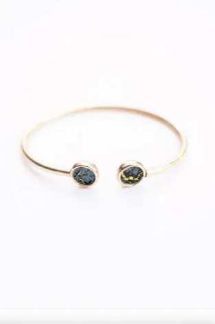 Teal Heron Sandy Bay Cuff in Teal Salmon