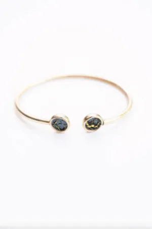 Teal Heron Sandy Bay Cuff in Teal Salmon