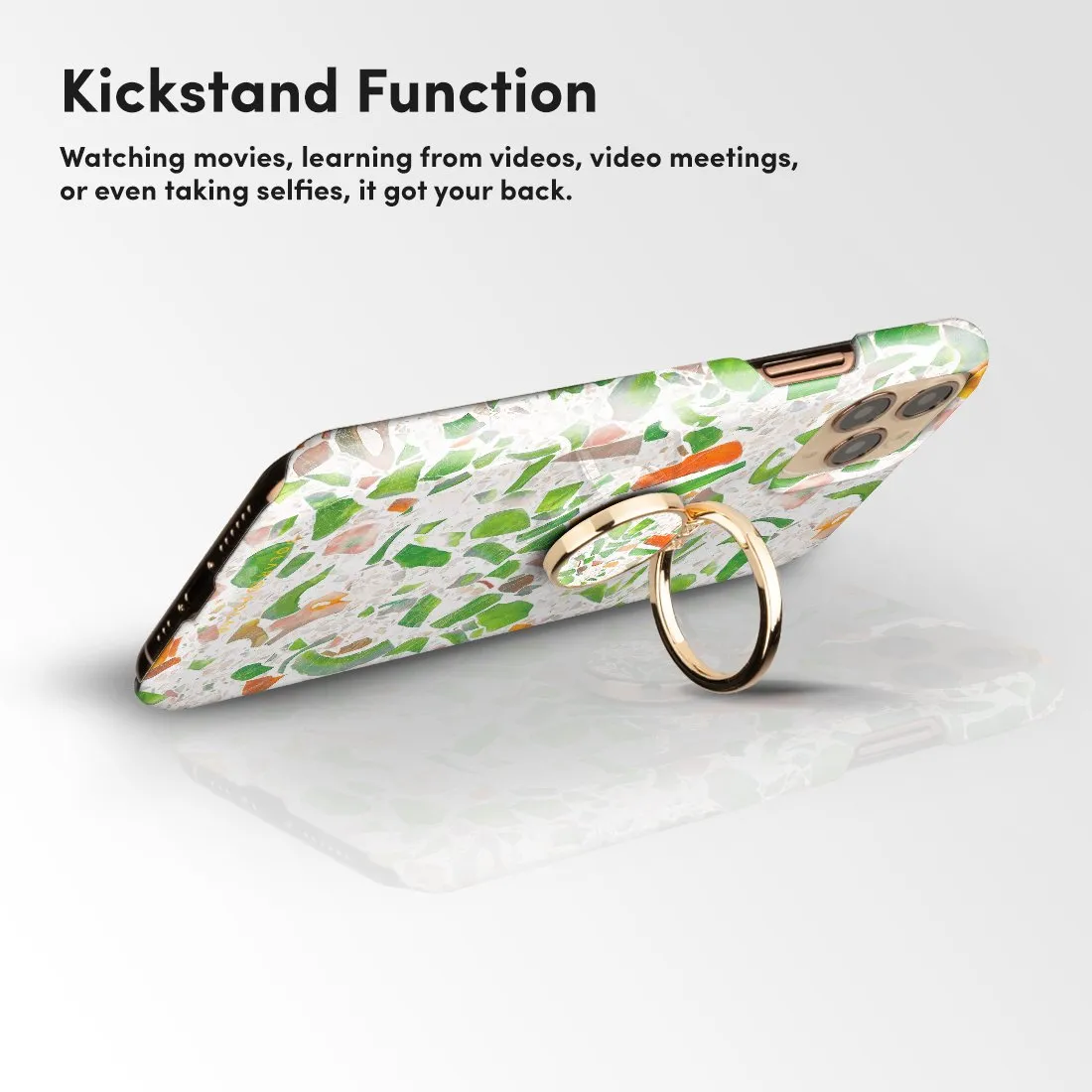 Terrazzo Green | Phone Ring Holder  (Non-MagSafe)