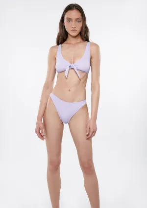 Textured Lilac Bikini Bottoms
