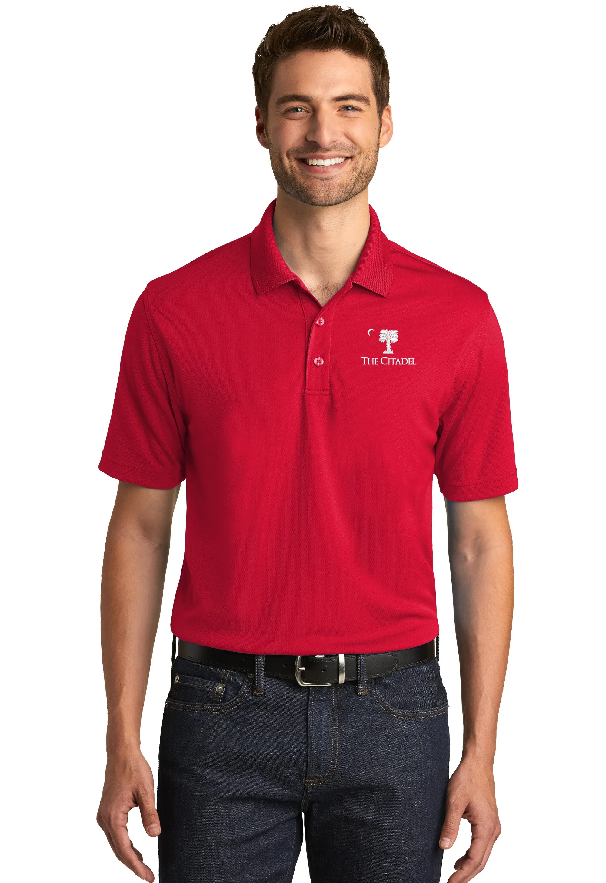 The Citadel, Big Red UV Micro-Mesh Polo