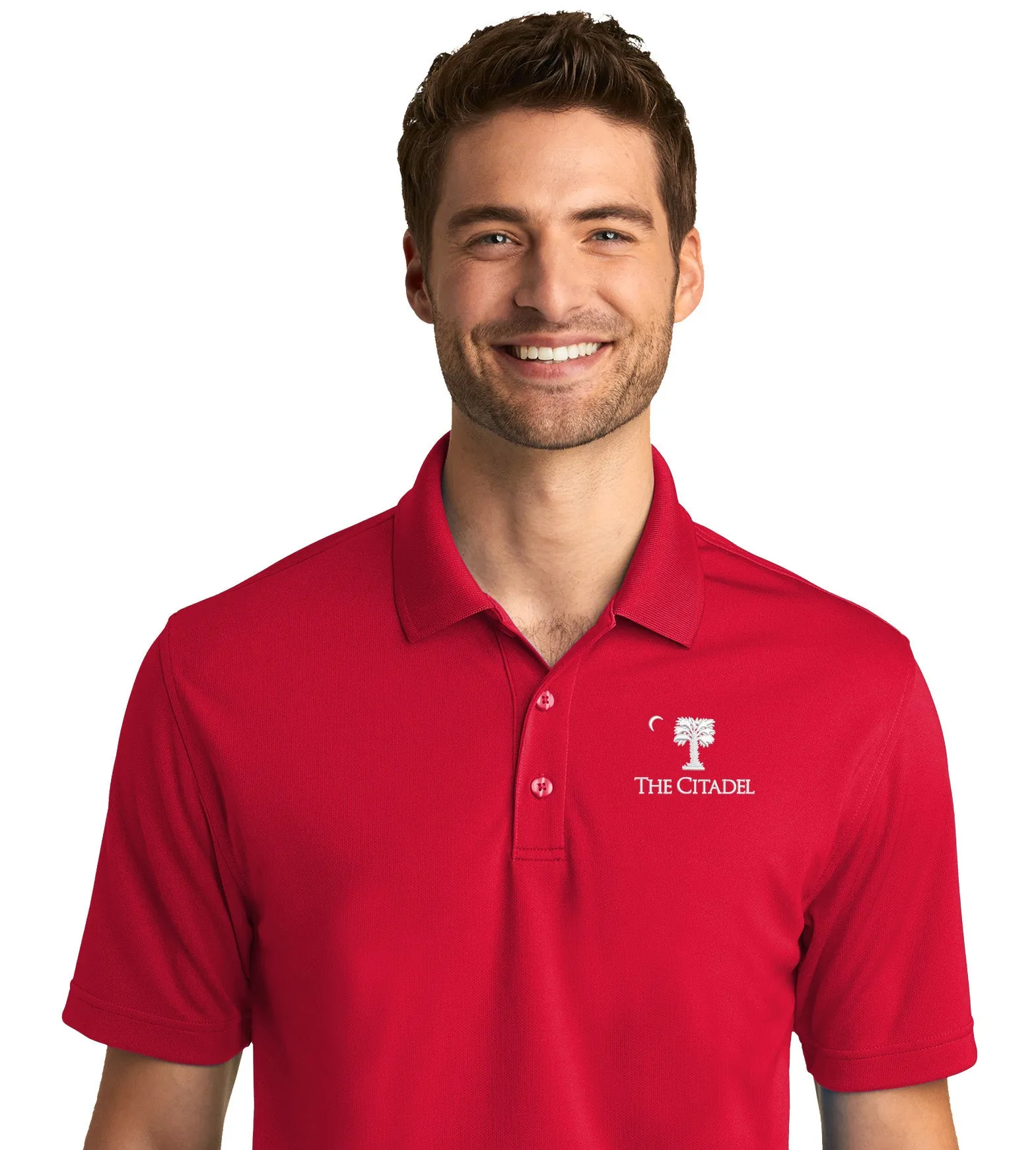 The Citadel, Big Red UV Micro-Mesh Polo