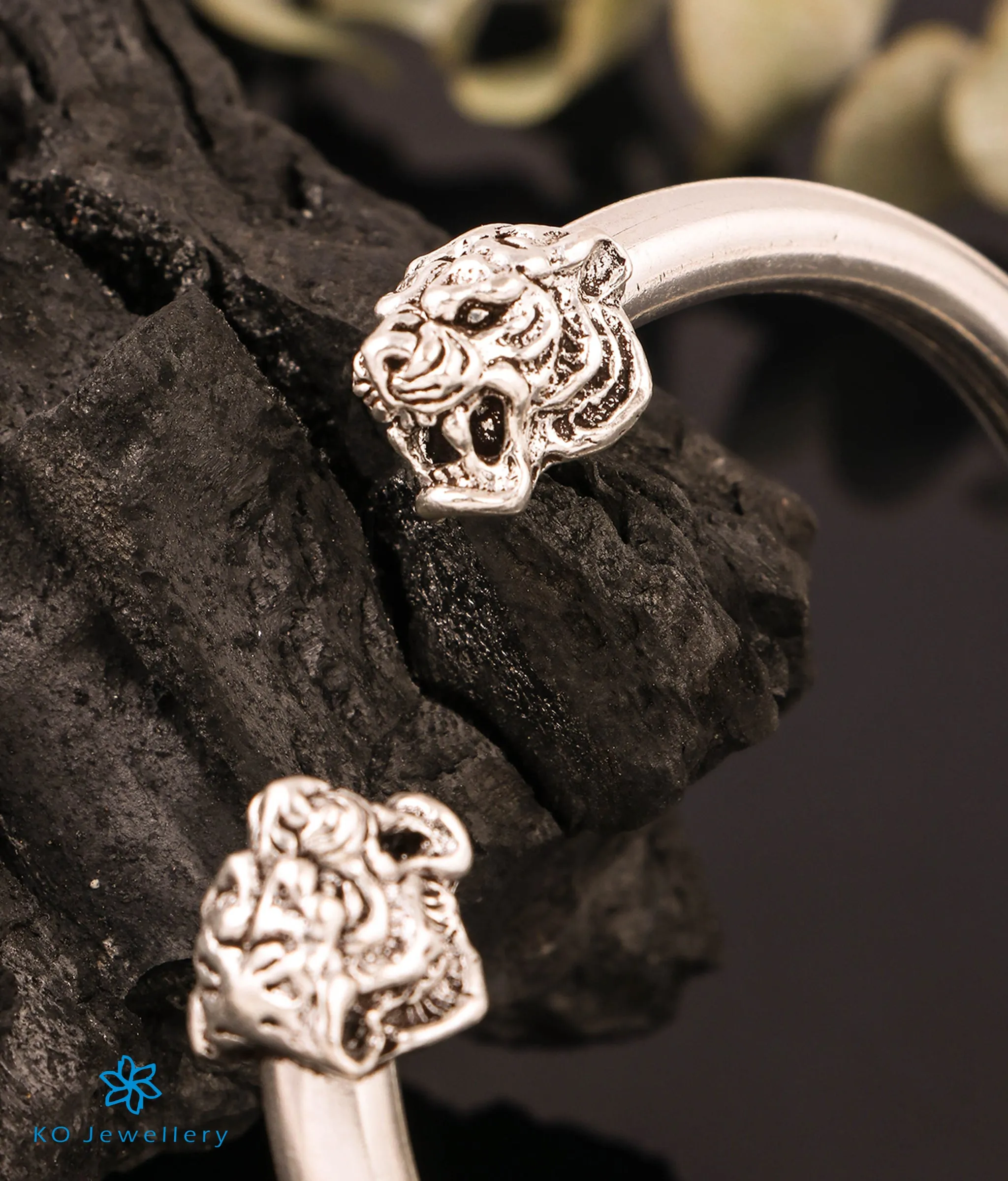 The Fierce Tiger Silver Cuff Bracelet