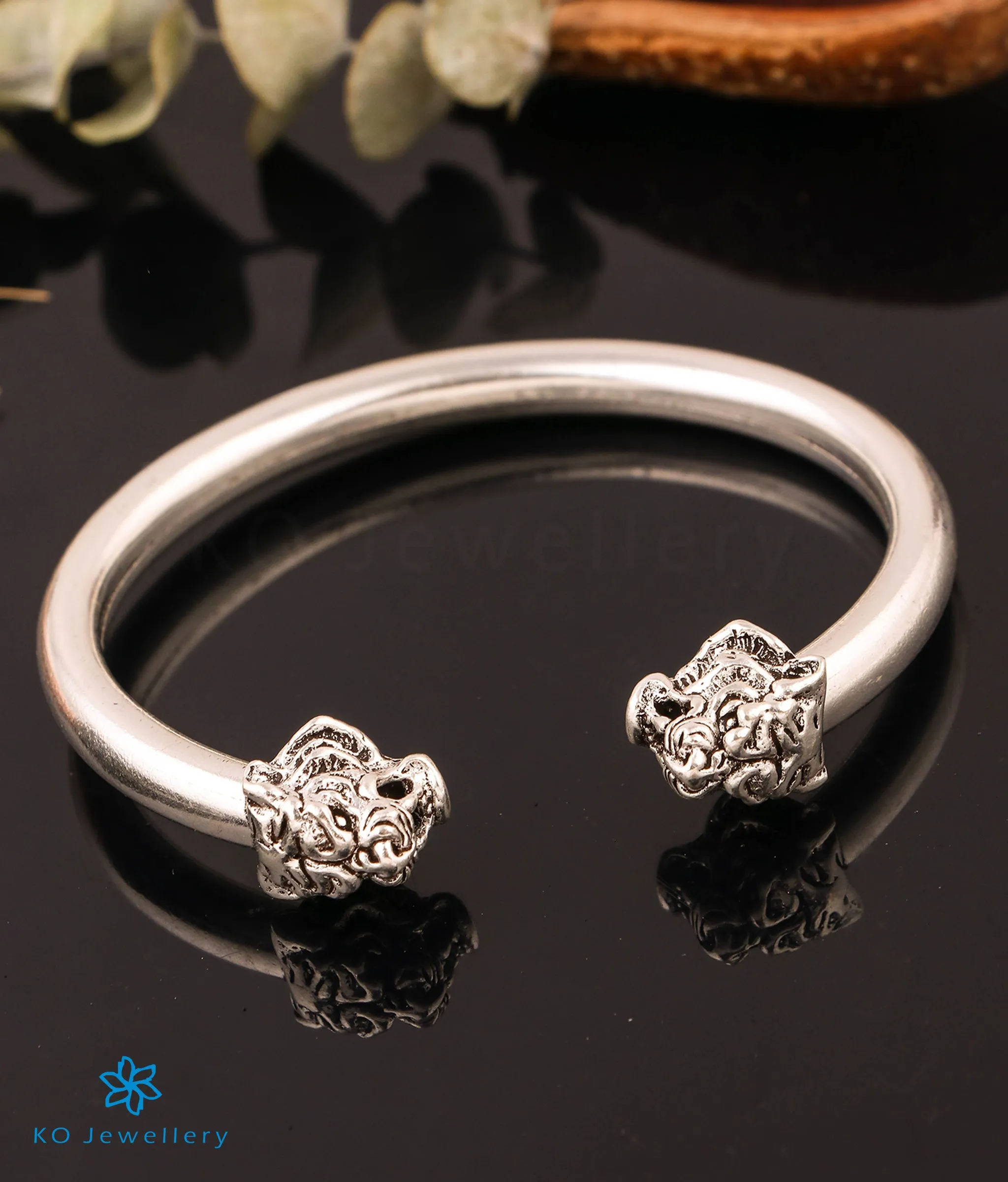 The Fierce Tiger Silver Cuff Bracelet