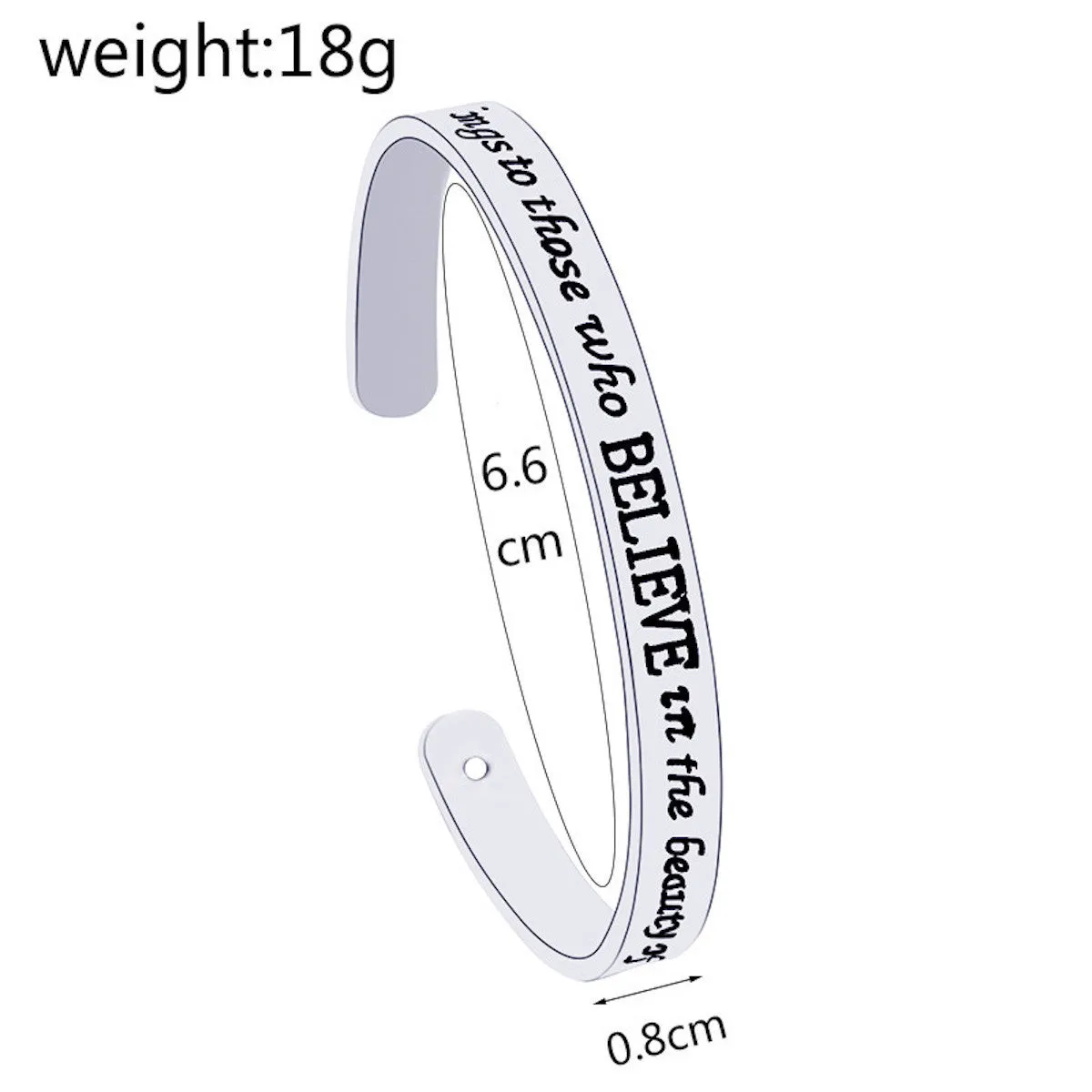 THE FUTURE BELONGS TO THOSE Inspirational Leather Bracelet
