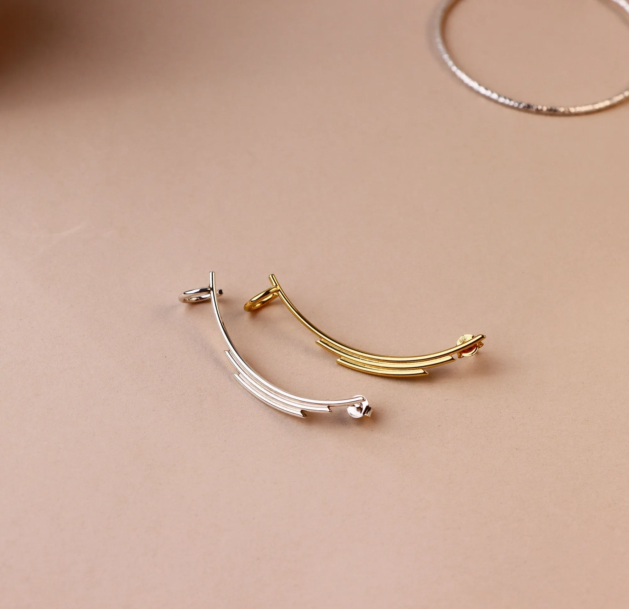 THE JOURNEY ear cuff silver