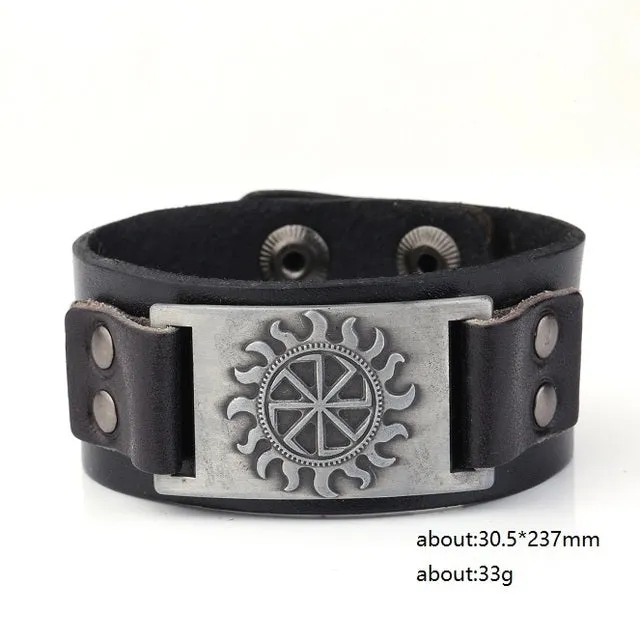 THE KOLOVRAT - SUN SYMBOL VIKING BRACELET