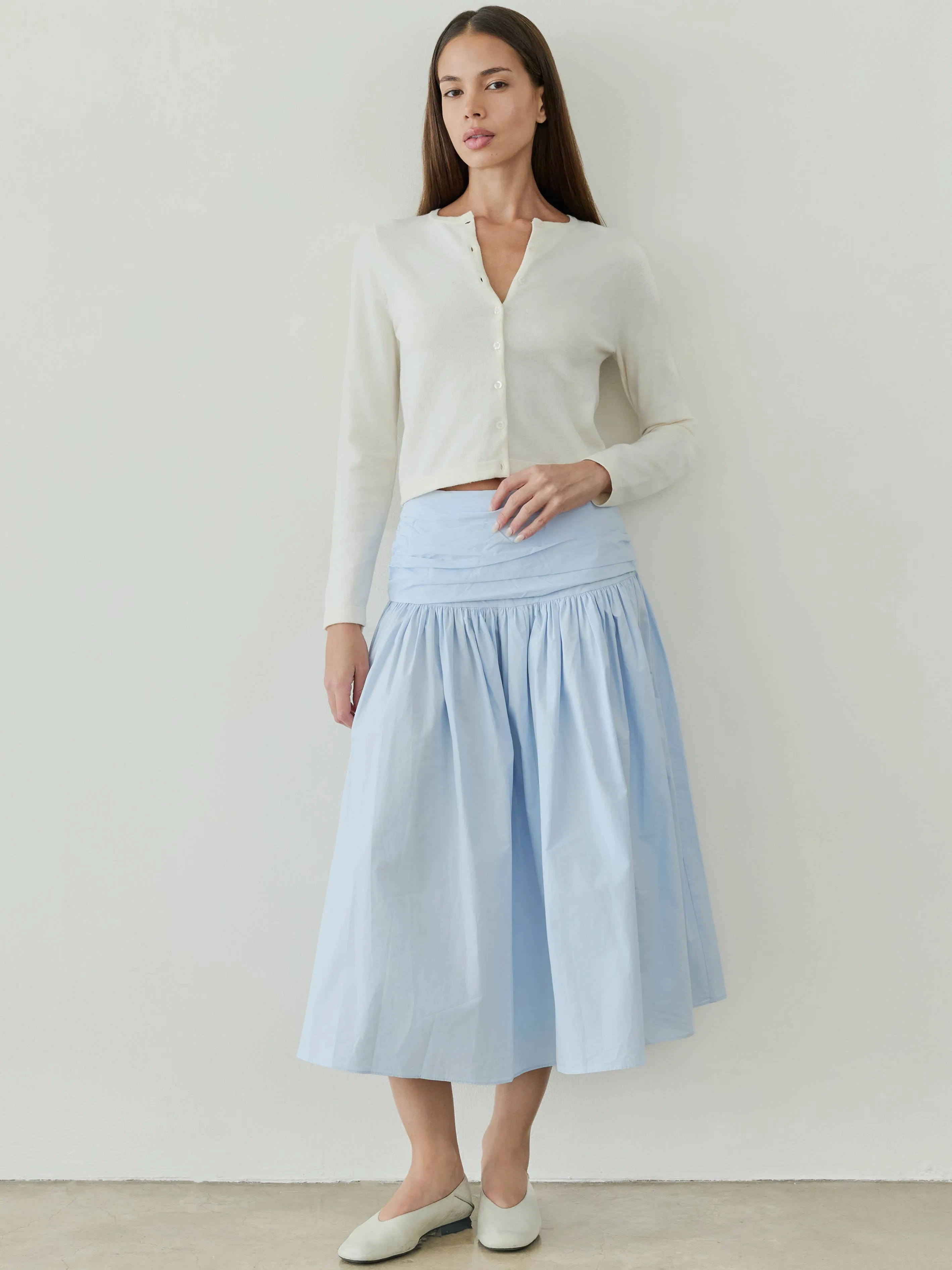 The Mariana Skirt | Full Volume Skirt with Wrap Waist Detail