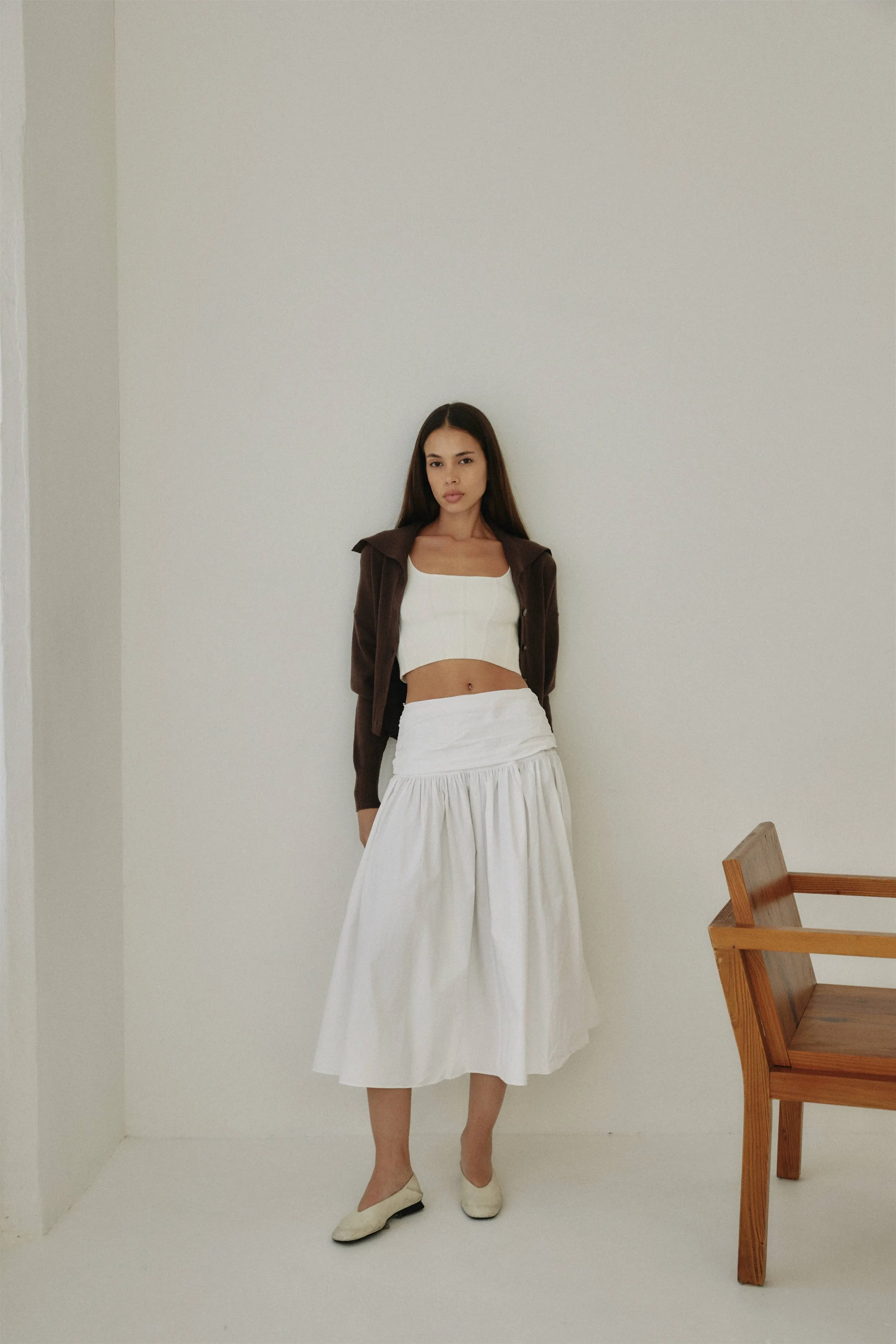 The Mariana Skirt | Full Volume Skirt with Wrap Waist Detail