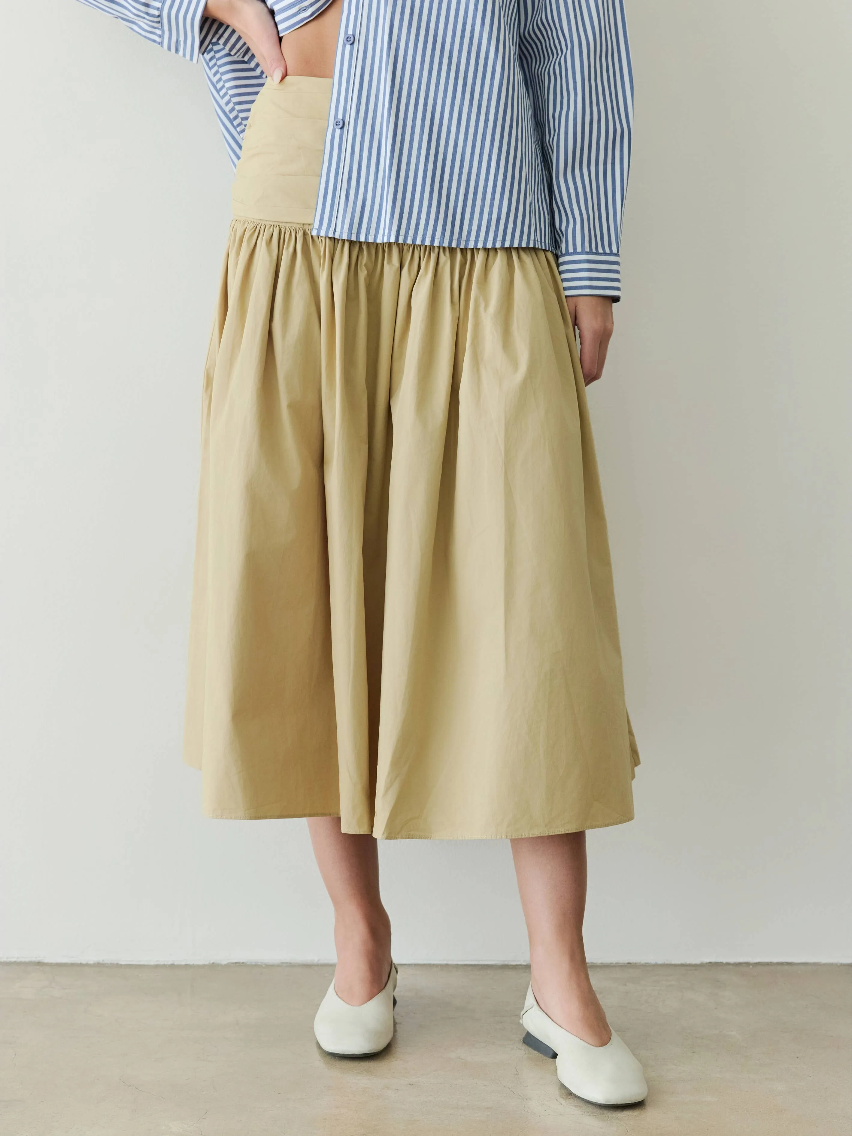 The Mariana Skirt | Full Volume Skirt with Wrap Waist Detail