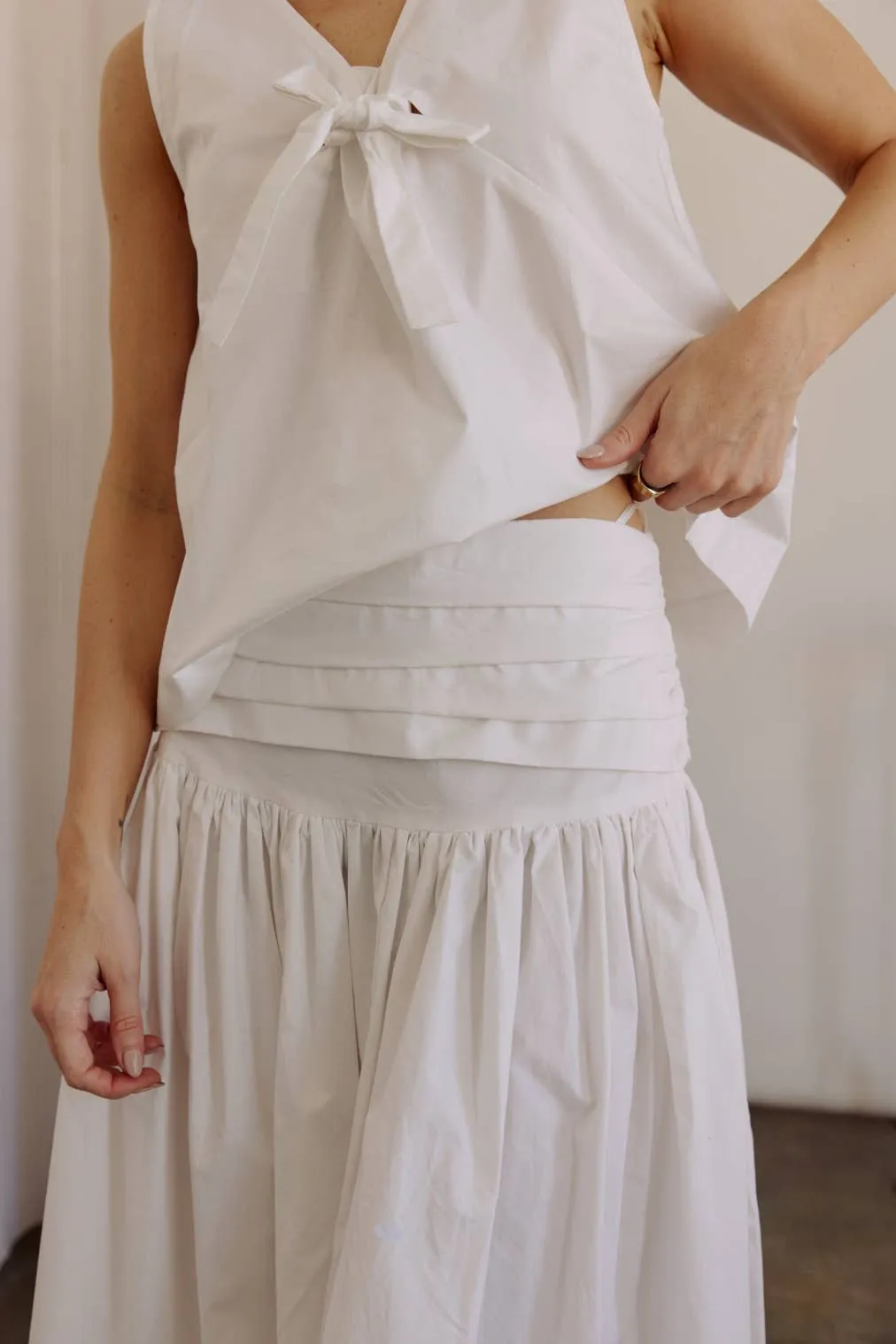 The Mariana Skirt | Full Volume Skirt with Wrap Waist Detail