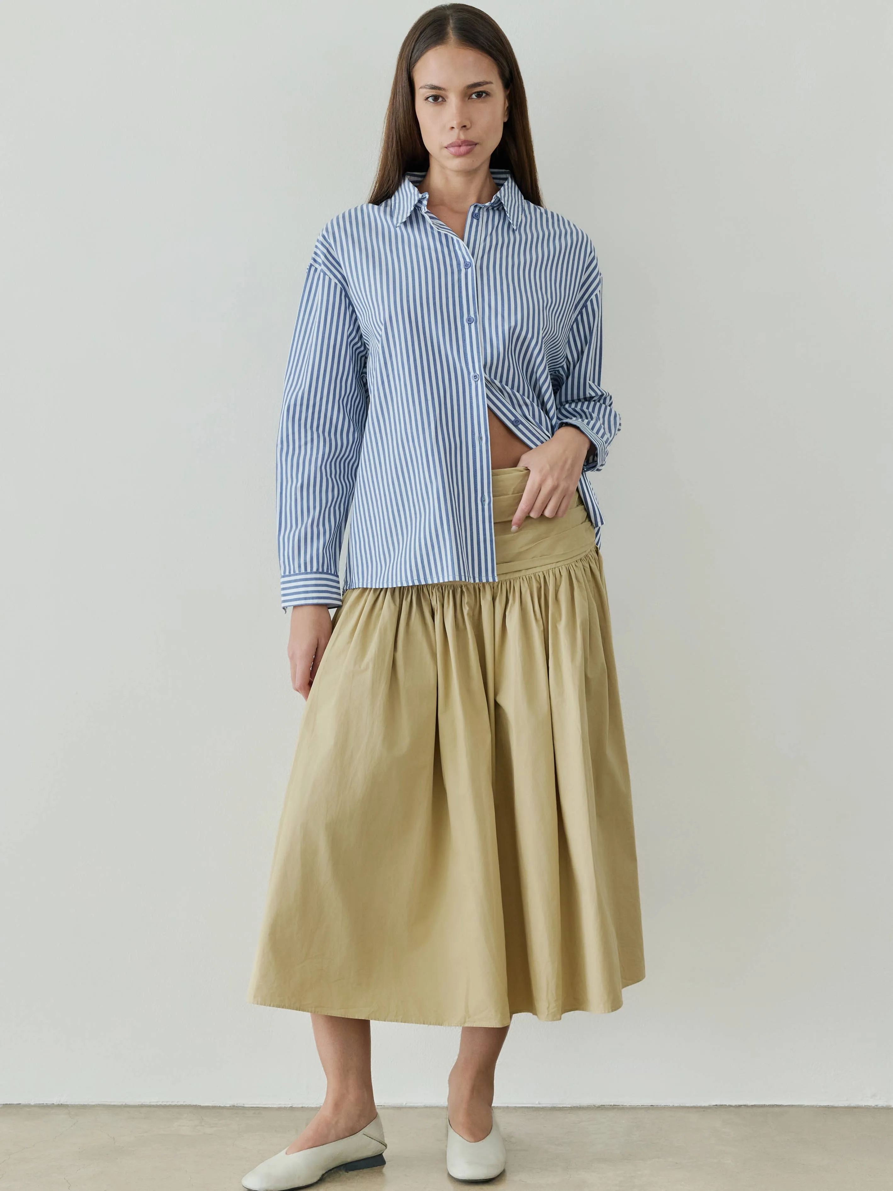 The Mariana Skirt | Full Volume Skirt with Wrap Waist Detail