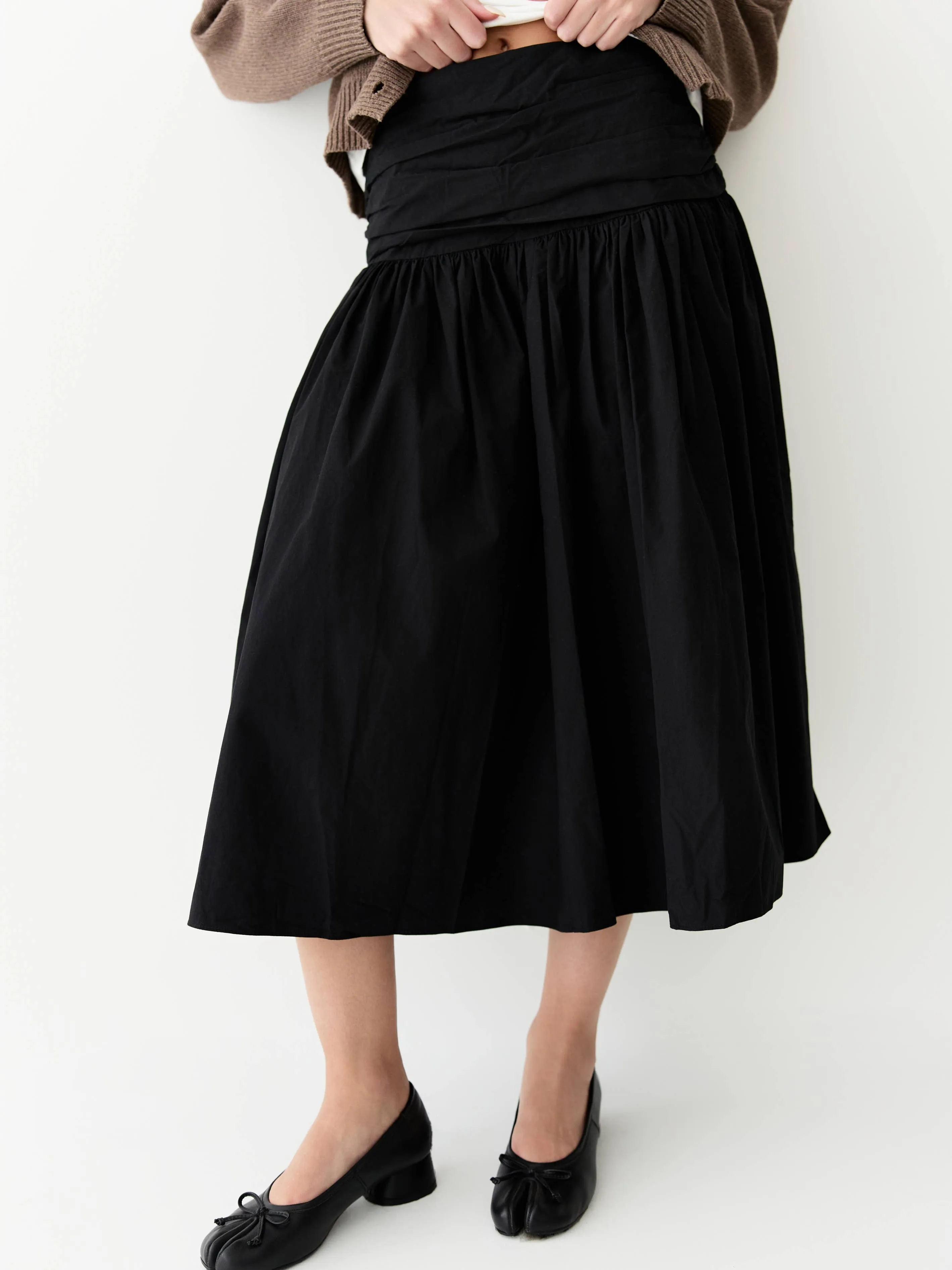 The Mariana Skirt | Full Volume Skirt with Wrap Waist Detail