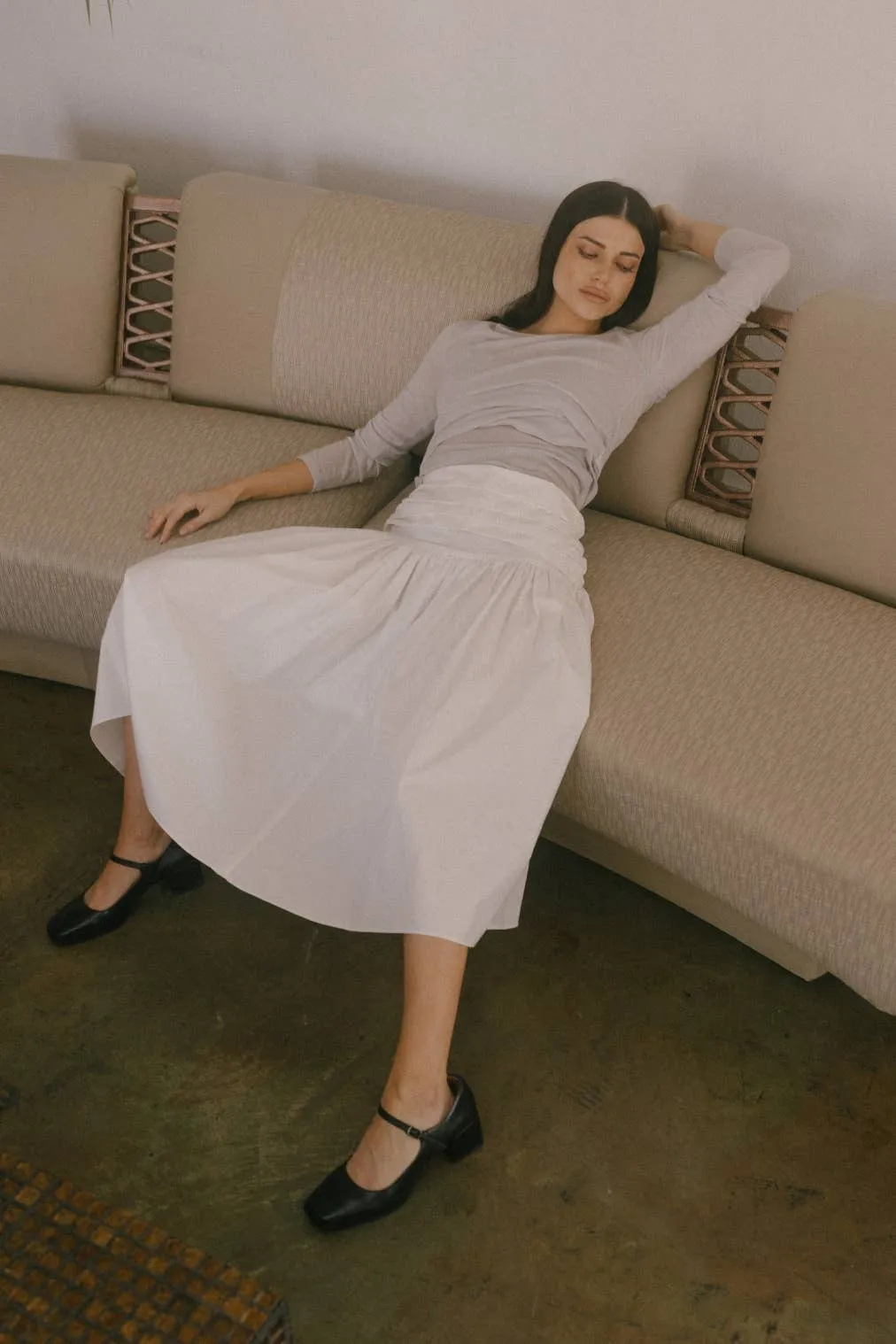 The Mariana Skirt | Full Volume Skirt with Wrap Waist Detail