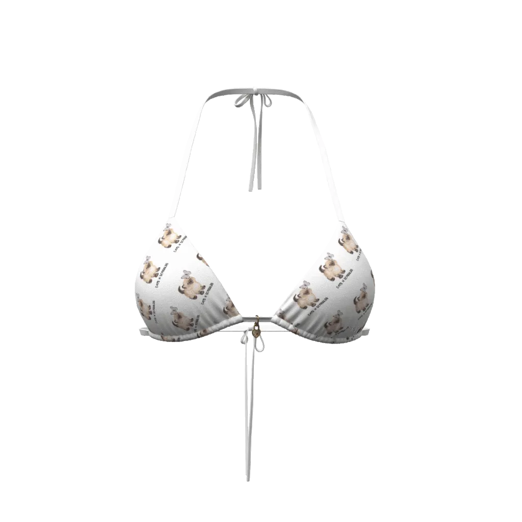 The Purrrfect Bikini Top