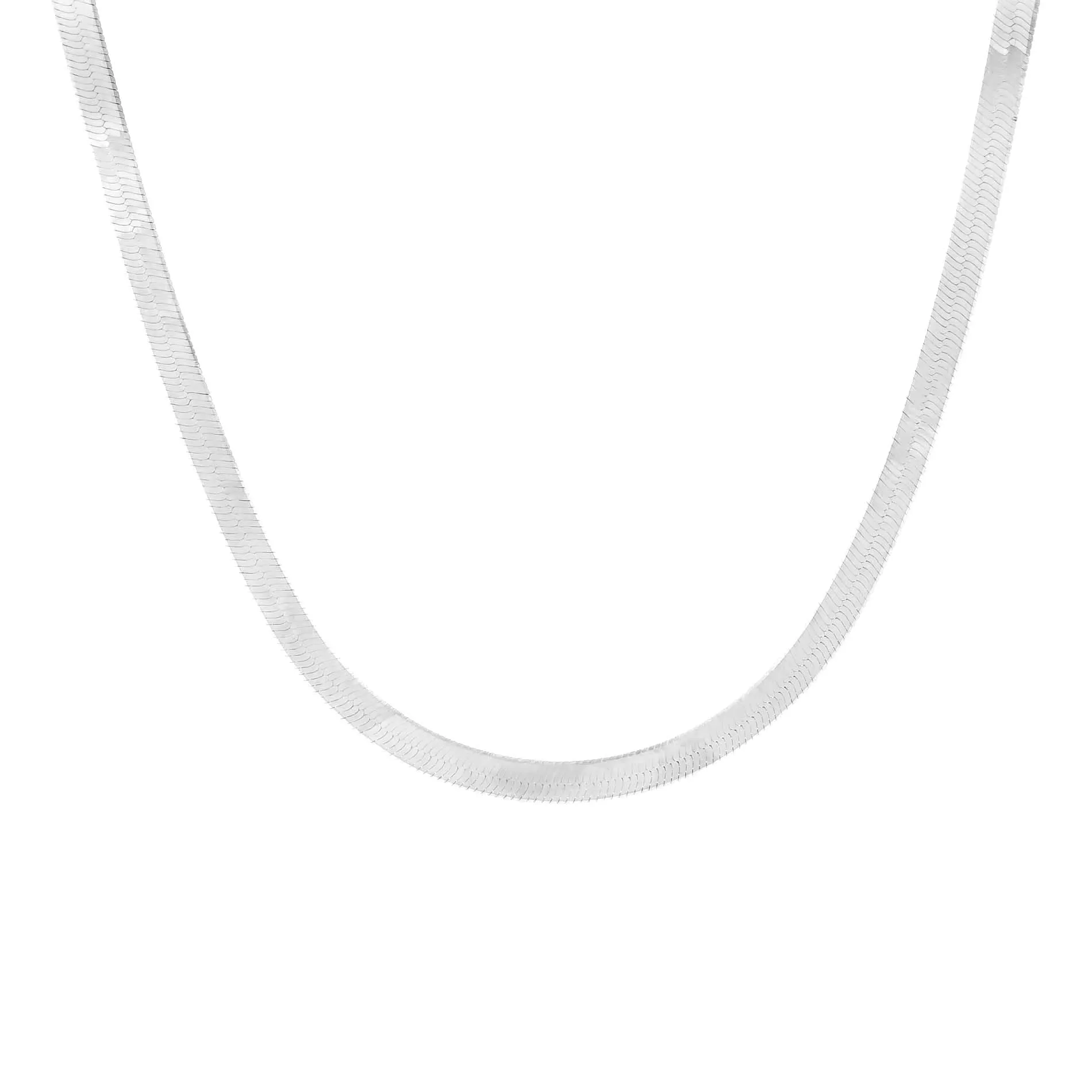Thick Herringbone Necklace