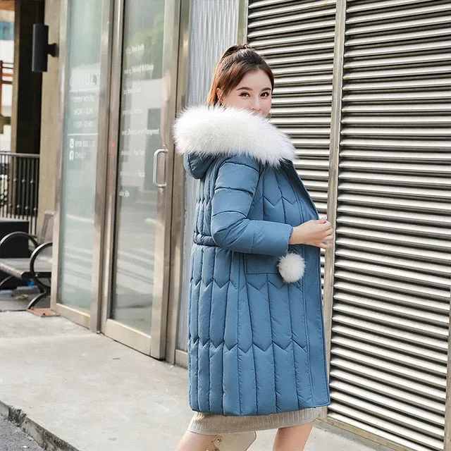Thick Long Down  Winter Jacket