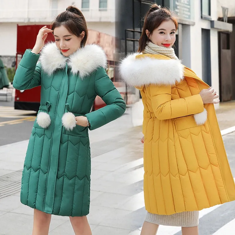 Thick Long Down  Winter Jacket