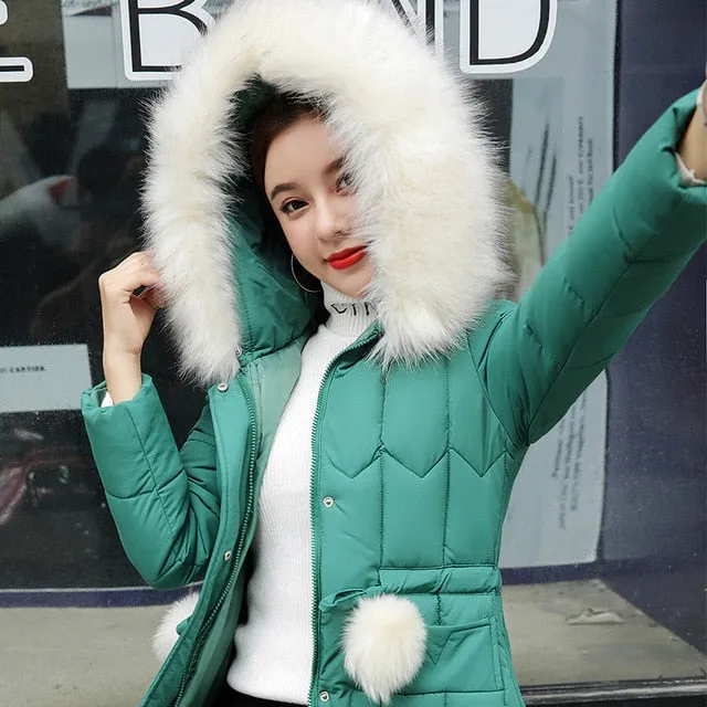 Thick Long Down  Winter Jacket