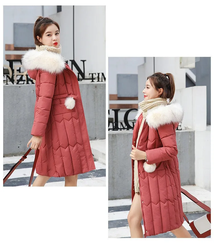 Thick Long Down  Winter Jacket
