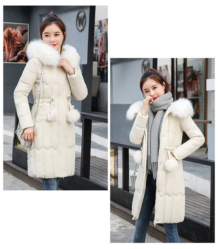 Thick Long Down  Winter Jacket