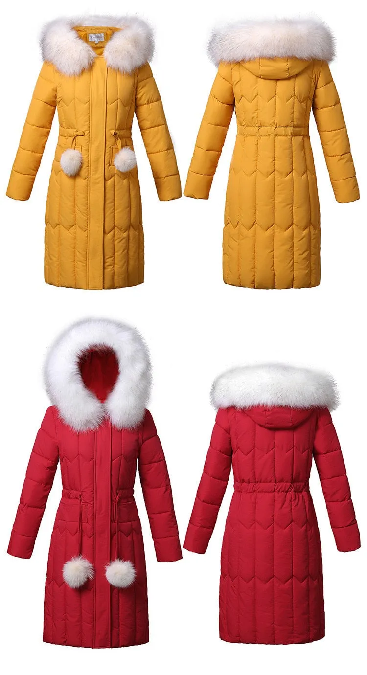 Thick Long Down  Winter Jacket