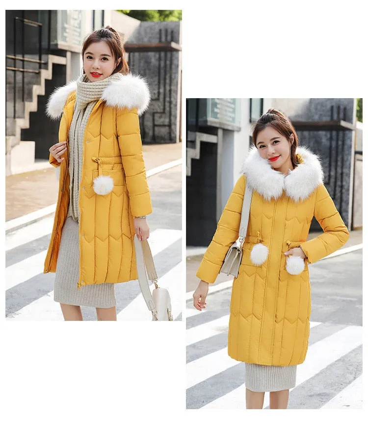 Thick Long Down  Winter Jacket